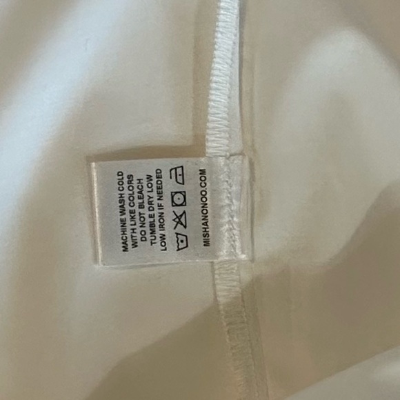 Misha Nonoo Women's White Husband style Button-up Shirt - NWT - Picture 13 of 15